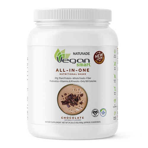 Naturade VeganSmart All-In-One Nutritional Shake Chocolate 15 Servings