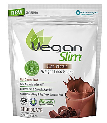 Naturade VeganSlim High Protein Weight Loss Shake Chocolate 25.7 oz