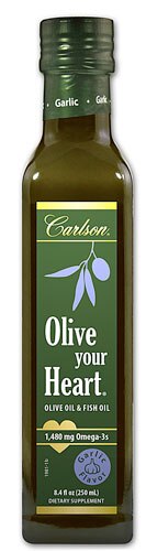Carlson Olive Your Heart Olive Oil Garlic 8.4 fl oz