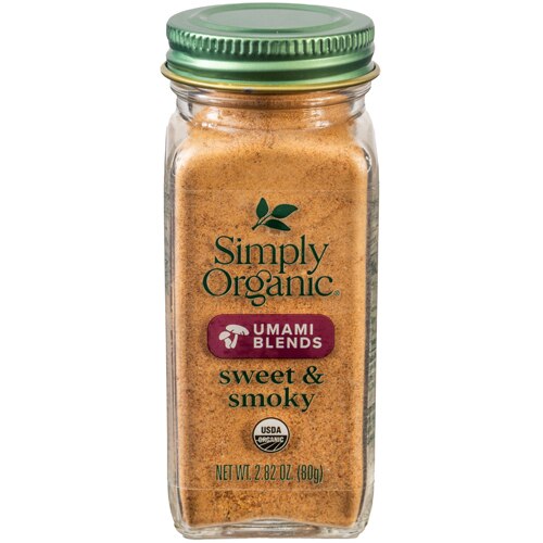 Simply Organic Umami Blends - Certified Organic Sweet & Smoky 2.19 oz
