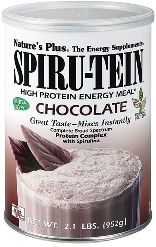 NaturesPlus Spiru-Tein High Protein Energy Meal Shake Chocolate 2.1 lbs