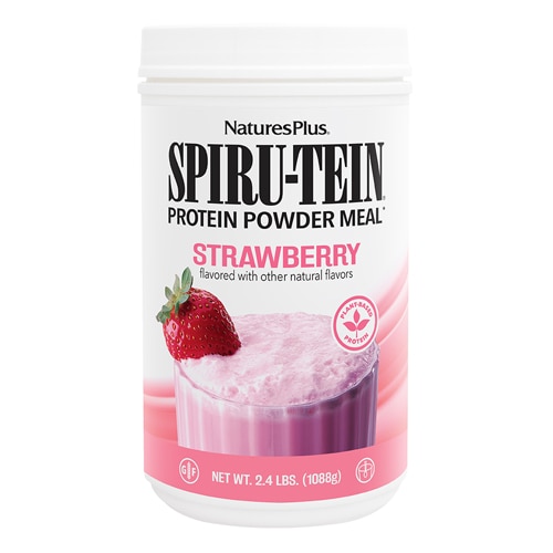 NaturesPlus Spiru-Tein High Protein Energy Meal Strawberry 2.4 lbs