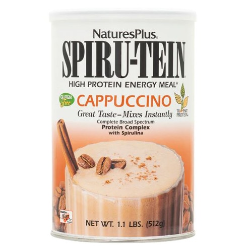 NaturesPlus Spiru-Tein High Protein Energy Meal Cappuccino 1.1 lbs