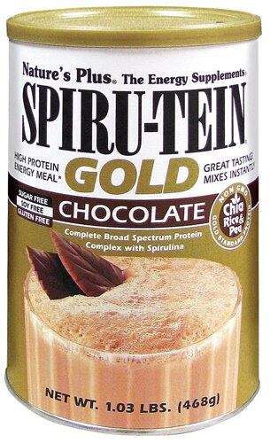 NaturesPlus Spiru-Tein Gold Shake Chocolate 1.03 lbs