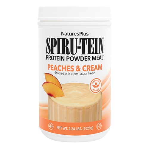 NaturesPlus Spiru-Tein High Protein Energy Meal Peaches and Cream 2.3 lbs