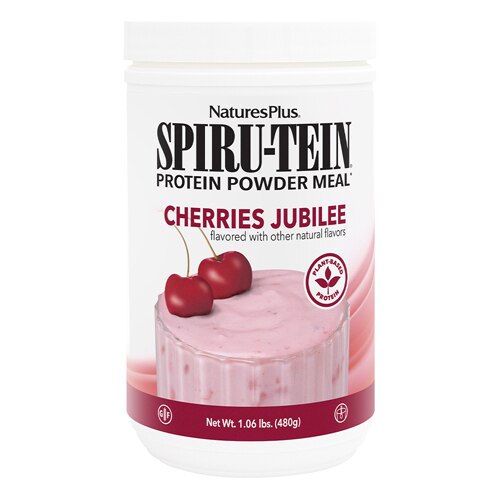 NaturesPlus Spiru-Tein High Protein Energy Meal Cherries Jubilee 1.06 lbs