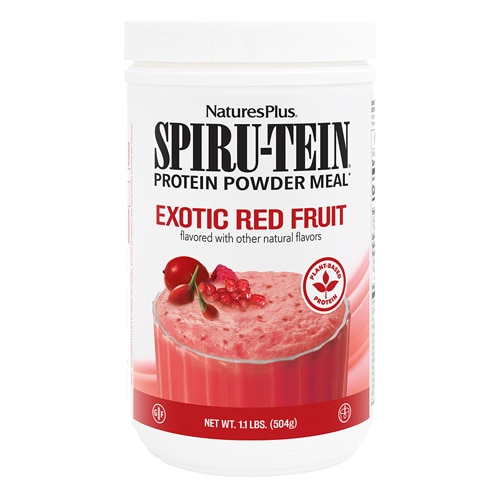 NaturesPlus Spiru-Tein High Protein Energy Meal Exotic Red Fruit 1.1 lbs