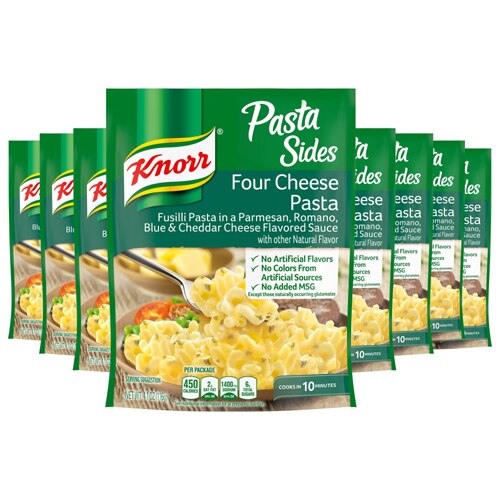 Knorr Four Cheese Pasta Sides 4 oz Each / Pack of 8