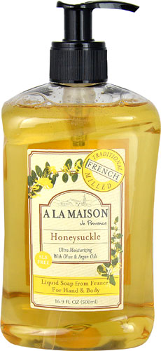 A La Maison French Liquid Soap Honeysuckle 16.9 Fl Oz