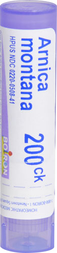 Boiron Arnica Montana 200CK May Relieve Muscle Pain-Stiffness-Swelling from Injuries-Bruises 80 Pellets