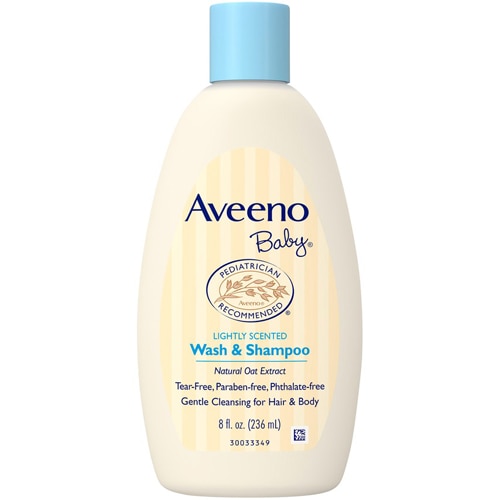 Aveeno Baby Wash & Shampoo Lightly Scented 8 Fl Oz