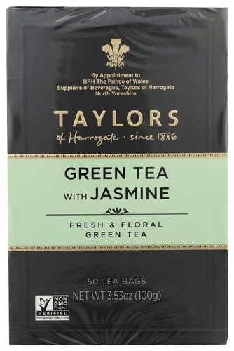 Taylors of Harrogate Green Tea Jasmine 50 Tea Bags