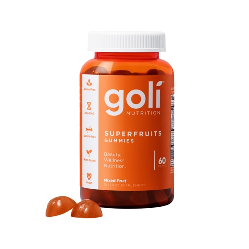 Goli Nutrition Superfruits Gummies Fruit Blend 60 Gummies