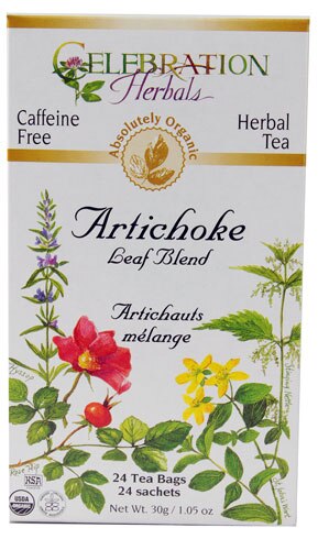 Celebration Herbals Organic Tea Artichoke Leaf Blend 24 Tea Bags
