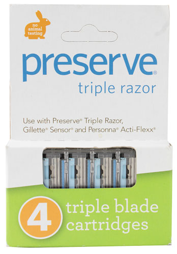 Preserve Triple Razor Cartridges 4 Cartridges