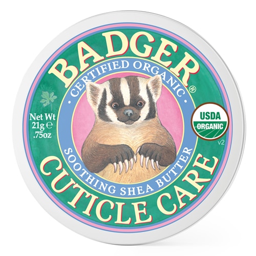 Badger Organic Cuticle Care Soothing Shea Butter 0.75 Oz