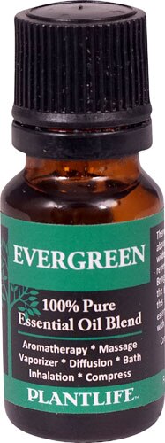 Plantlife 100% Pure Essential Oil Blend Evergreen 0.33 fl oz