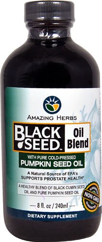 Amazing Herbs Black Seed Oil Blend 8 Fl Oz