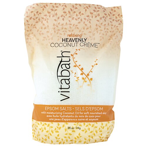 Vitabath Epsom Salts Heavenly Coconut Crme 36 oz