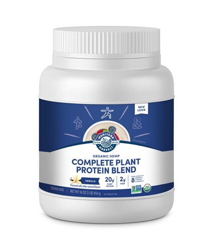 Manitoba Harvest Hemp Yeah! Plant Protein Blend Vanilla 1 lb