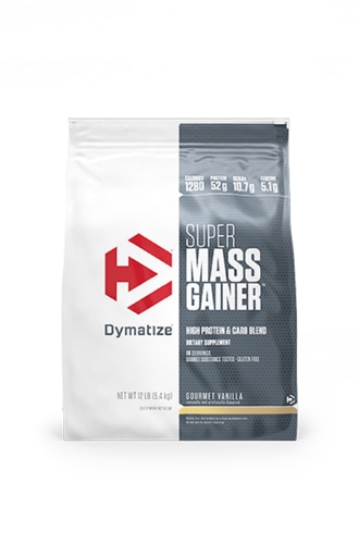 Dymatize Super Mass Gainer High Protein & Carb Blend Gourmet Vanilla 12 Lbs