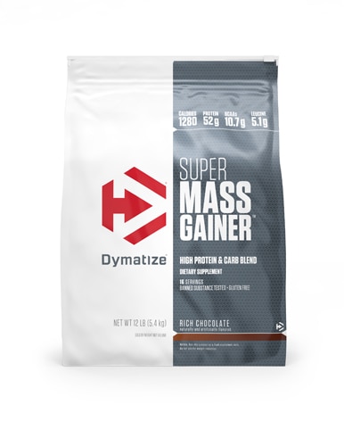Dymatize Super Mass Gainer Rich Chocolate 12 lbs