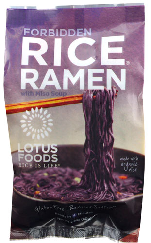 Lotus Foods Organic Rice Ramen With Miso Soup Forbidden 2.8 oz