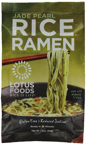 Lotus Foods Organic Ramen Soup Mix Jade Pearl Rice Miso 2.8 oz