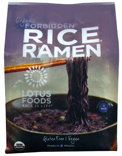Lotus Foods Organic Rice Ramen Noodles Forbidden 10 oz
