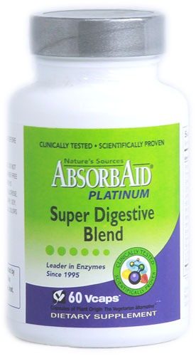 AbsorbAid Platinum Super Digestive Blend 60 Vcaps