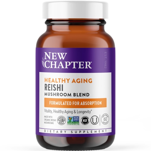 New Chapter Healthy Aging Reishi Mushroom Blend 60 Capsules