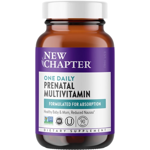 New Chapter One Daily Prenatal Multivitamin 90 Tablets