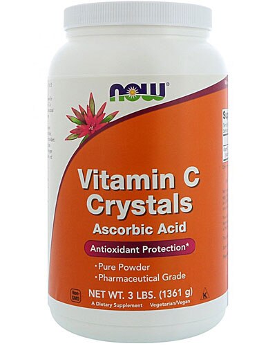 NOW Vitamin C Crystals 3 lbs