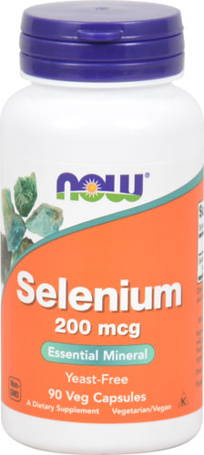 NOW Selenium 200 mcg - 90 Vcaps