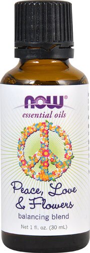 NOW Essential Oils Peace Love & Flowers Blend 1 fl oz