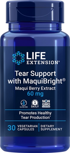 Life Extension Tear Support with MaquiBright 60 mg - 30 Vegetarian Capsules