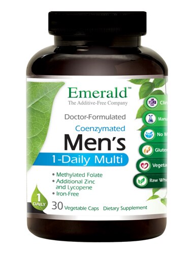 Emerald Labs Men's 1-Daily Multi 30 Vegetable Capsules