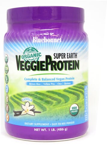 Bluebonnet Nutrition Super Earth VeggieProtein Vanilla 1 lb