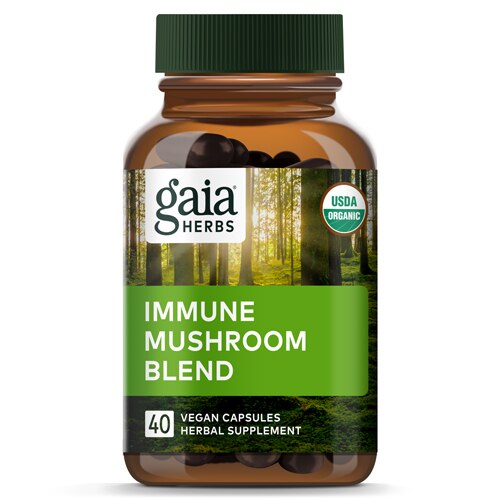 Gaia Herbs Immune Mushroom Blend 40 Vegan Capsules