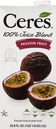 Ceres Fruit Juice Blend Passion Fruit 33.8 fl oz