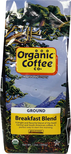 The Organic Coffee Co Ground Coffee Breakfast Blend 12 oz