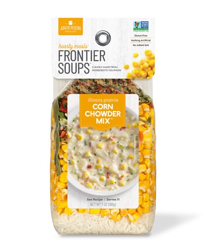 Frontier Soups Hearty Meals Gluten Free Illinois Prairie Corn Chowder Mix 7 oz