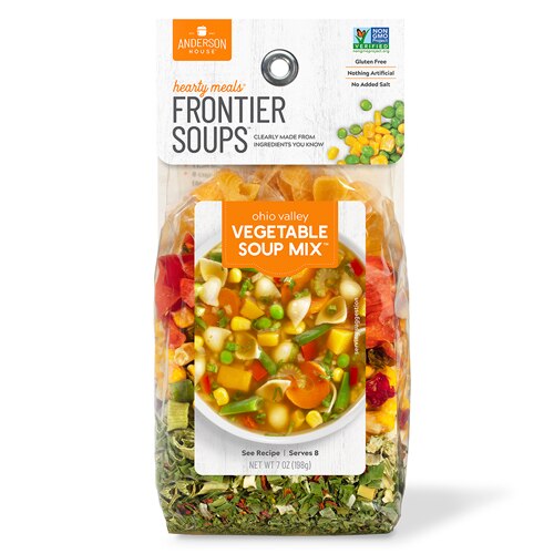 Frontier Soups Ohio Valley Vegetable Soup Mix Gluten Free 7 oz