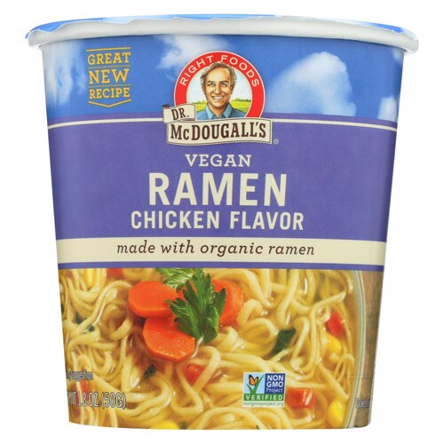 Dr. McDougall's Ramen Soup Vegan Chicken 1.8 oz