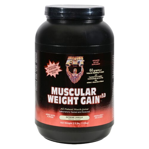 Healthy'N Fit Muscular Weight Gain v3.0 Extreme Vanilla 2.5 Powder