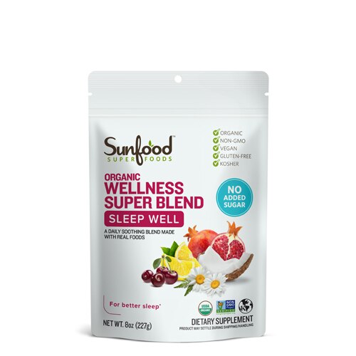 SunFood Organic Wellness Super Blend Sleep Well 8 oz