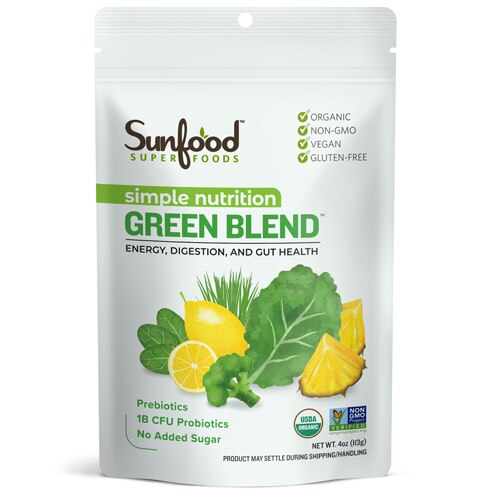 SunFood Simple Nutrition Green Blend 4 oz