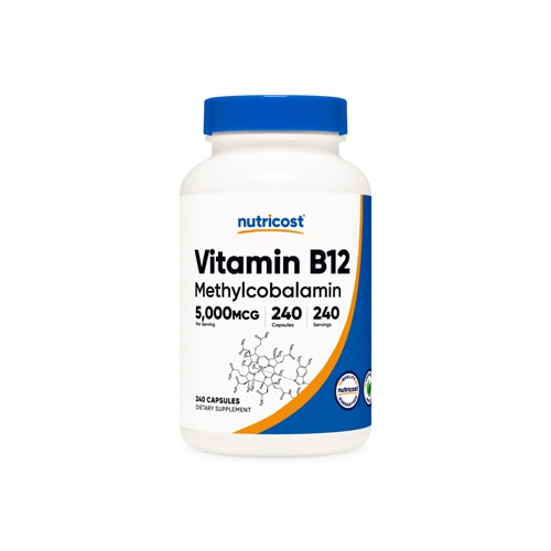 Nutricost Vitamin B12 Methylcobalamin 2000 mcg - 240 Capsules