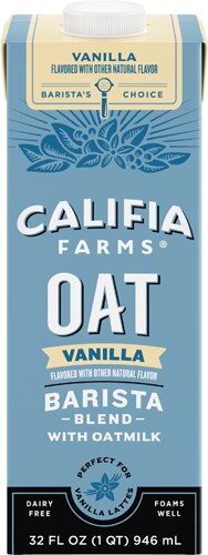 Califia Farms Oat Barista Blend Vanilla 32 fl oz