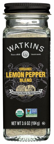 Watkins Organic Lemon Pepper Blend 3.6 oz